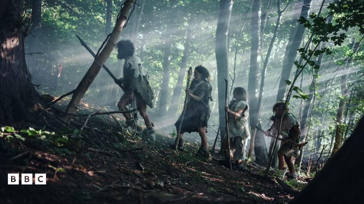 Did the first known humans in Ireland walk over from Wales?